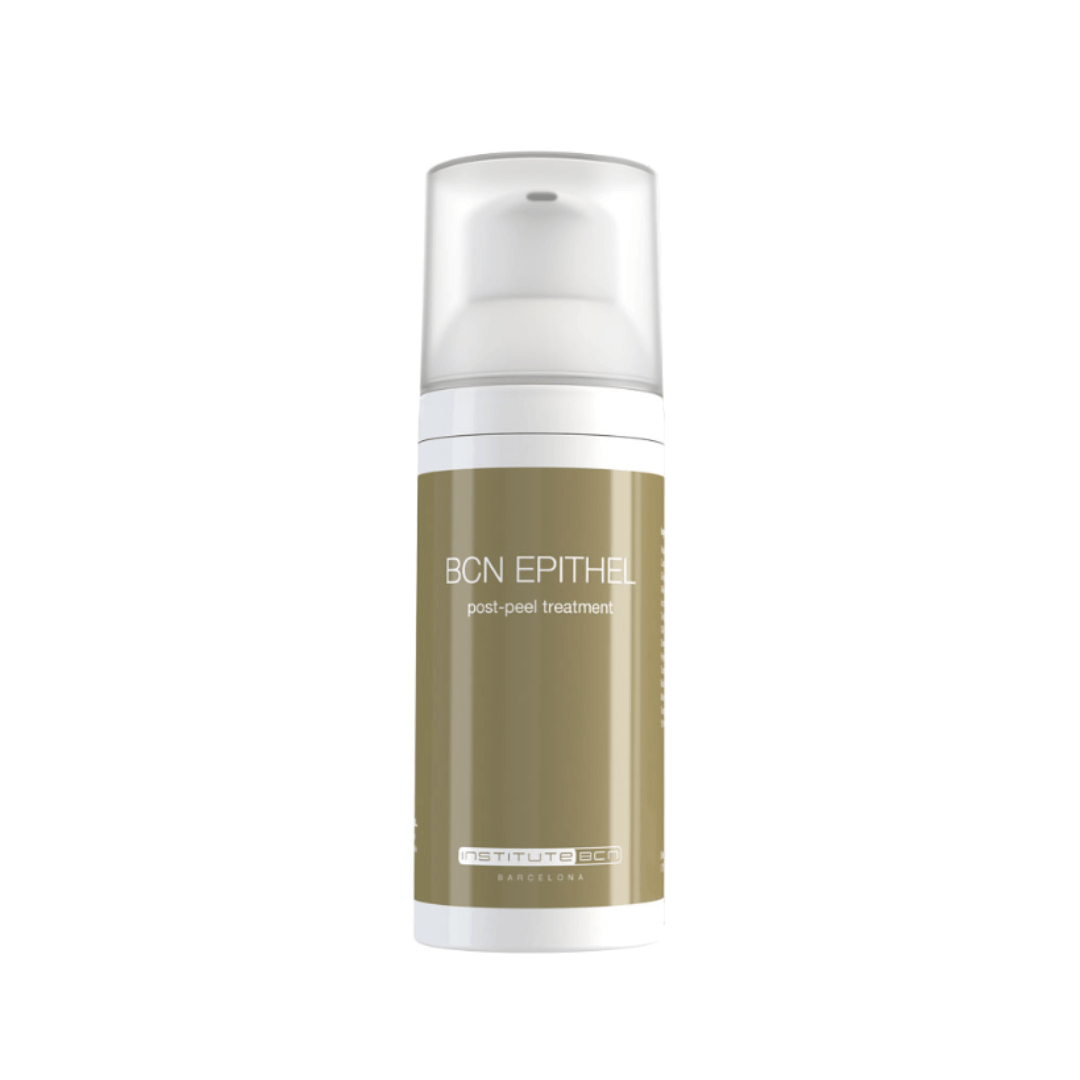 BCN Epithel post-peel treatment dispenser, 50ML, formulated to calm, moisturize, and protect skin following aggressive treatments.