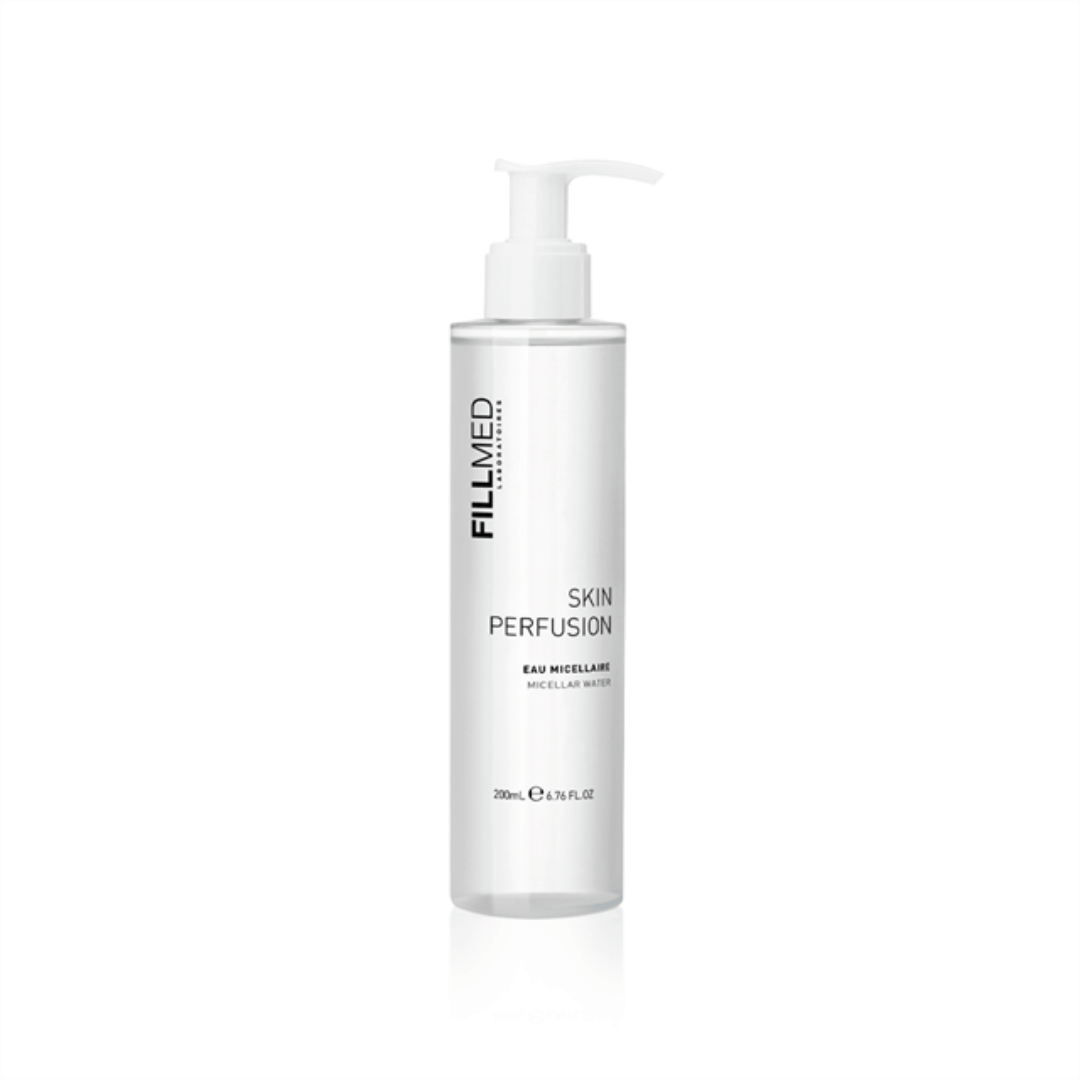 200ml bottle of FILLMED Skin Perfusion Micellar Water, deep cleansing, moisturizing, removes makeup, suitable for sensitive skin.