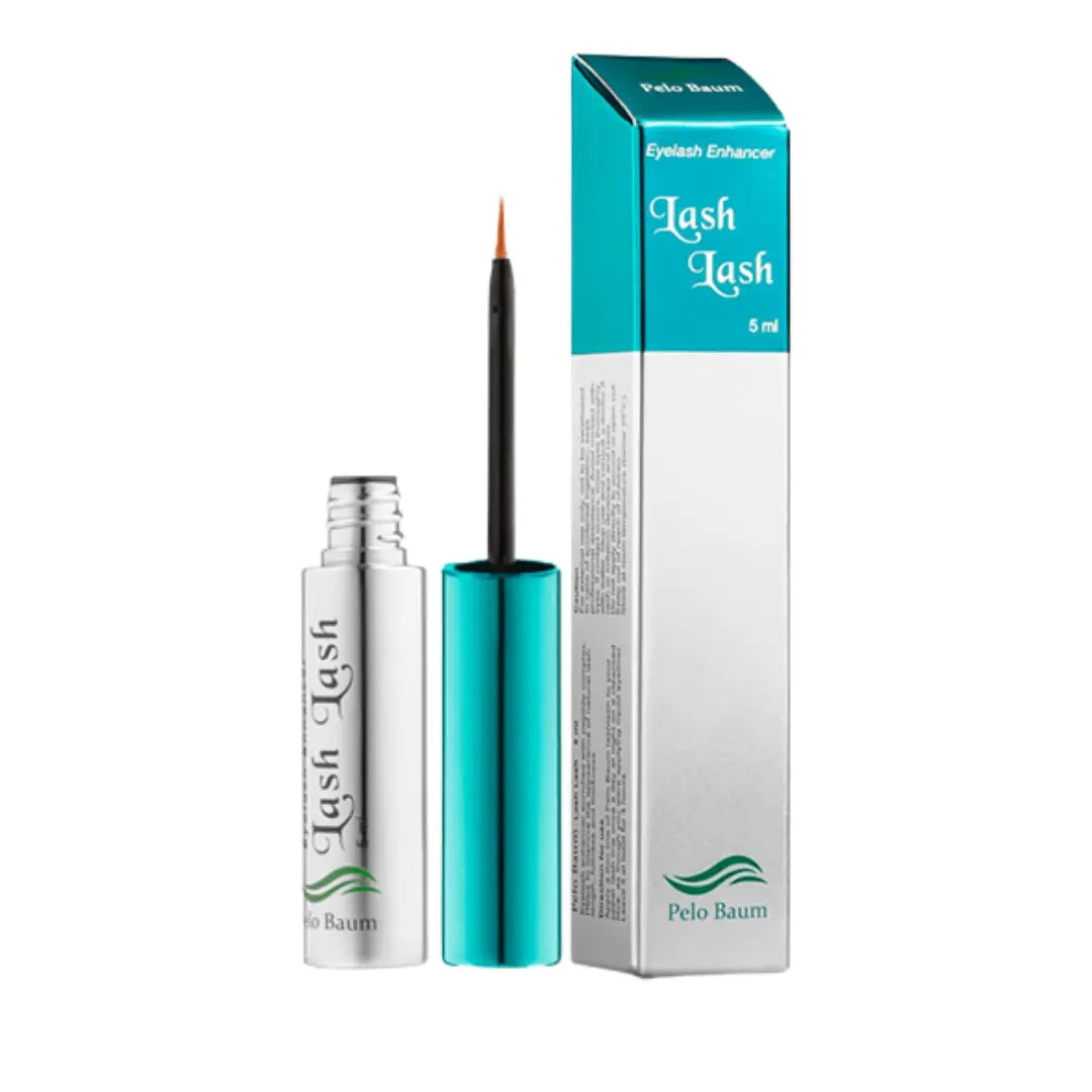 Pelo Baum Lash Lash Eyelash Enhancer 5ML with box and applicator brush, a serum to boost eyelash growth and promote fuller, longer lashes.