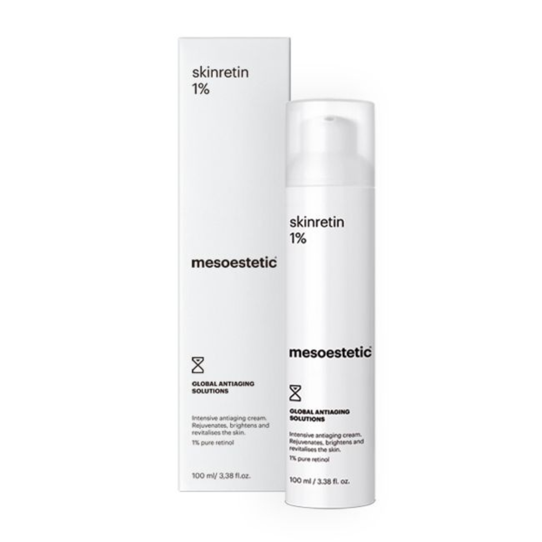 Mesoestetic Skinretin 1% cream with box, anti-aging retinol night cream, 100ml.