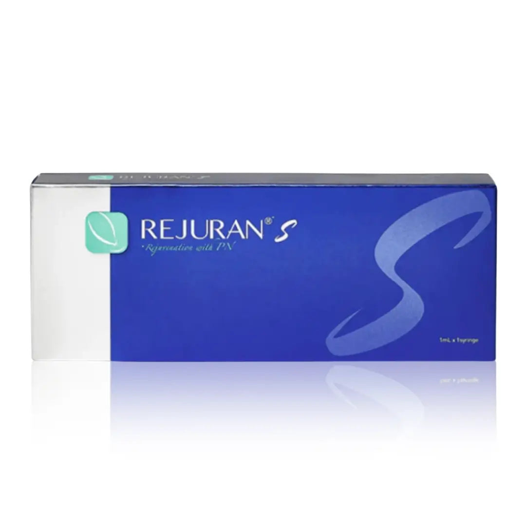 Rejuran S 1ml blue and white box.