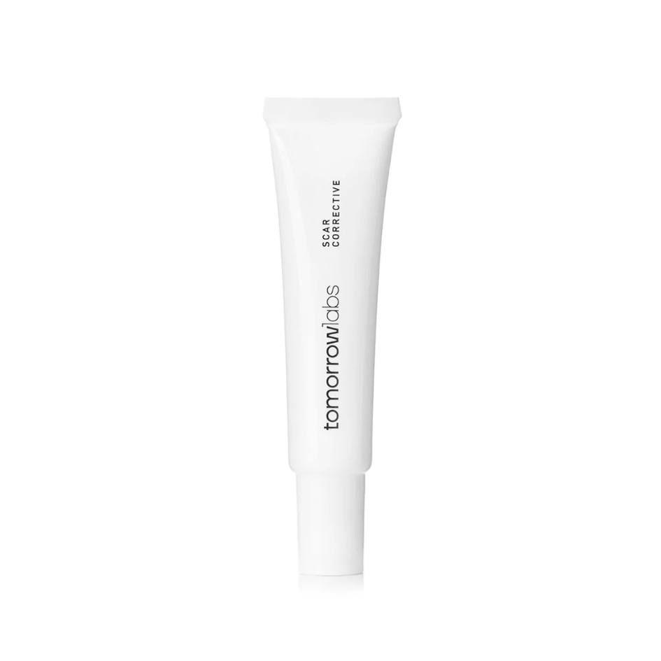 Tomorrowlabs Scar Corrective tube, 15ML, white with black text, against a white background.
